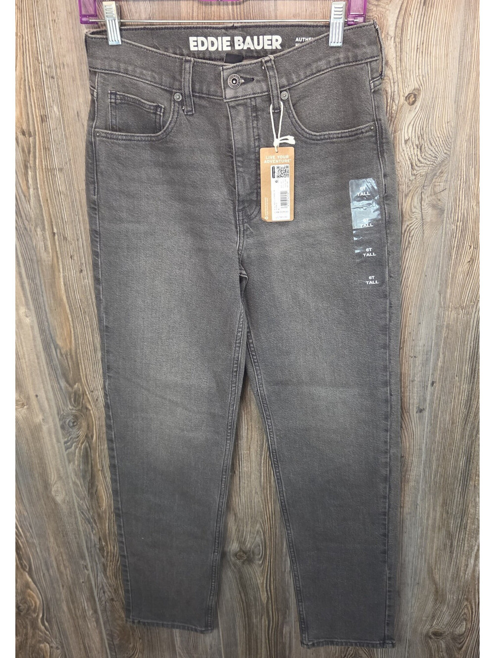 Eddie Bauer Authentic Voyager Straight Cut Jeans Sz 6T (28x31) Style 2573 NEW